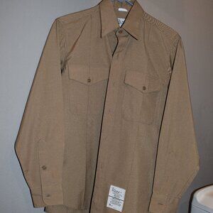 Defense Logistics Agency Khaki Shirt Size 15 X 33